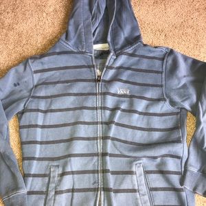 Vans Blue  Zip Up Hoodie SZ M CLEARANCE
